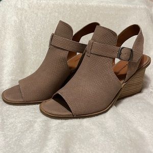Lucky Brand Peep Toe Heels